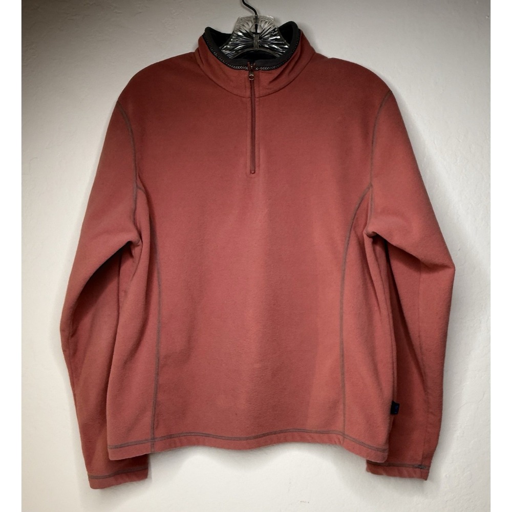 Vintage Kuhl‎ Sweater Size Large Microchamois Fleece 1/4 Zip Alfwear Mock Neck